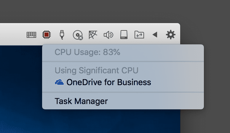 Onedrive cpu usage mac mojave